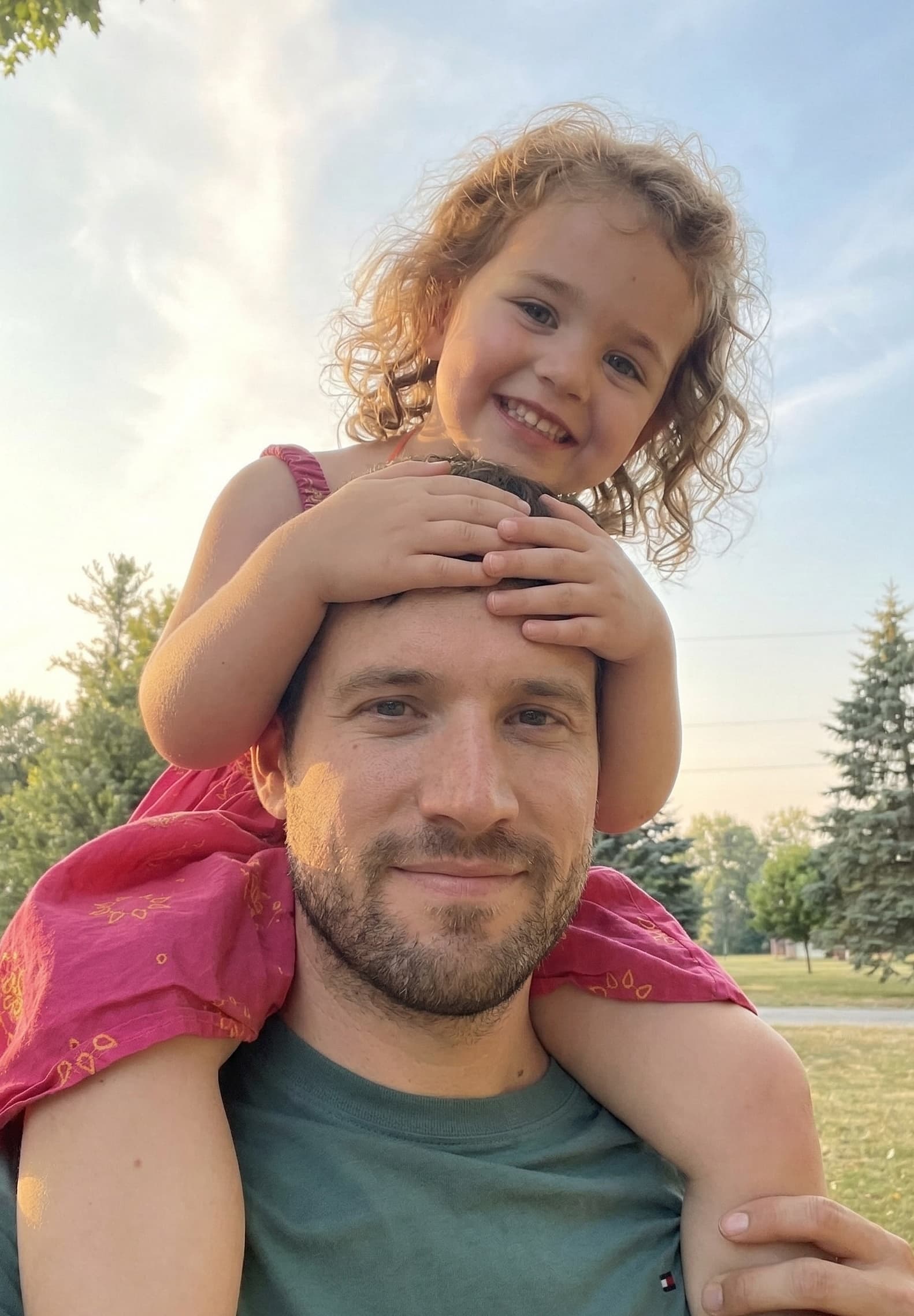 Shoulder ride without UpPapa Hat